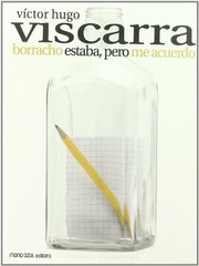 Portada de Borracho estaba, pero me acuerdo, Víctor Hugo Viscarra (Mono Azul Editora)